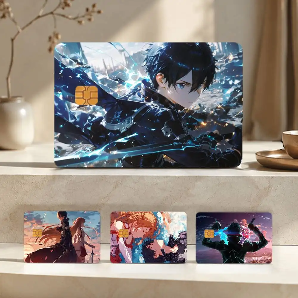 

SAO Sword HD Waterproof Card Skins Protective Stickers for Credit Bank Game Cards