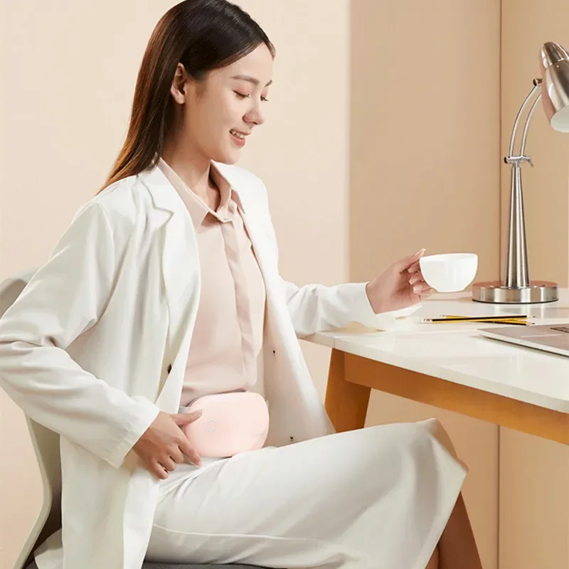 2025 120 см 50 55 градусов дальняя инфракрасная нагревательная терапия сжатие воздуха облегчение менструального периода расслабляющий поясной массажер