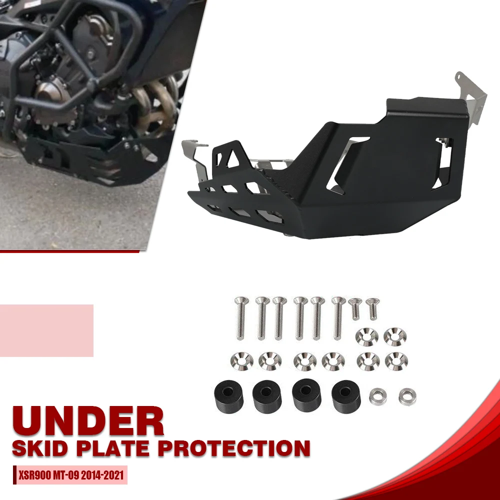 

For YAMAHA XSR900 MT09 MT-09 2014 2015 2016 2017 2018 2019 2020 2021 Motorcycle Skid Plate Engine Case Chassis Protector Cover