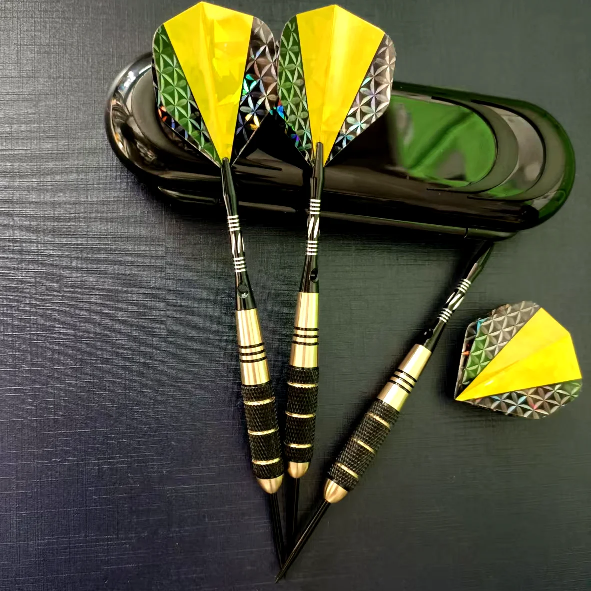 

24g professional darts featuring sturdy aluminum rods steel tips specifically for increased precision and competitive matches