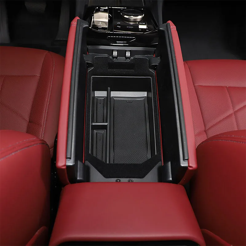Автомобильный подлокотник для хранения для BMW 5 серии i5 G60 G68 2024-2025, контейнер для центральной консоли, лоток-органайзер, аксессуары для интерьера