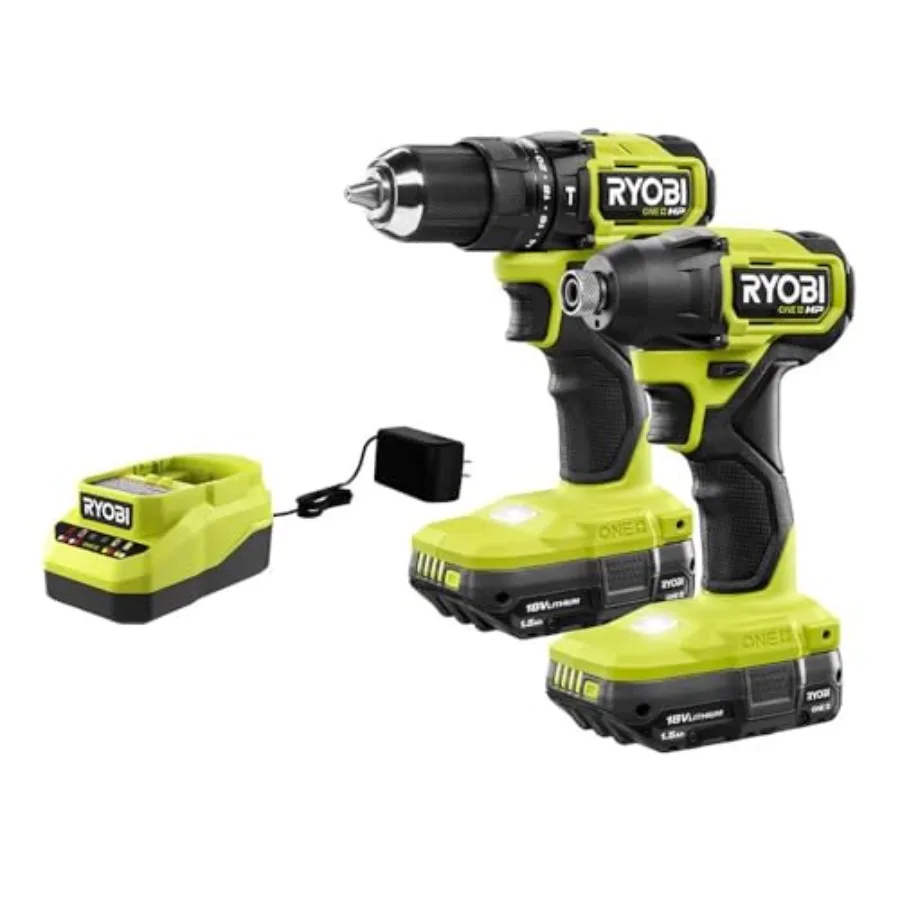 

【Spot goods】18V ONE+ HP Compact Brushless 2-Tool Combo Kit Drill Impact Driver and Batteries