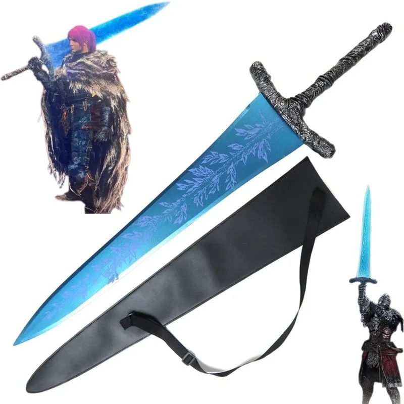 Ciemny Miecz Księżycowy Miecz Świetlny 122cm Gadżet z Gry Drewniana Katana Model Akcesoria Zabawka Kolekcja dla Chłopców Rekwizyt do Cosplayu