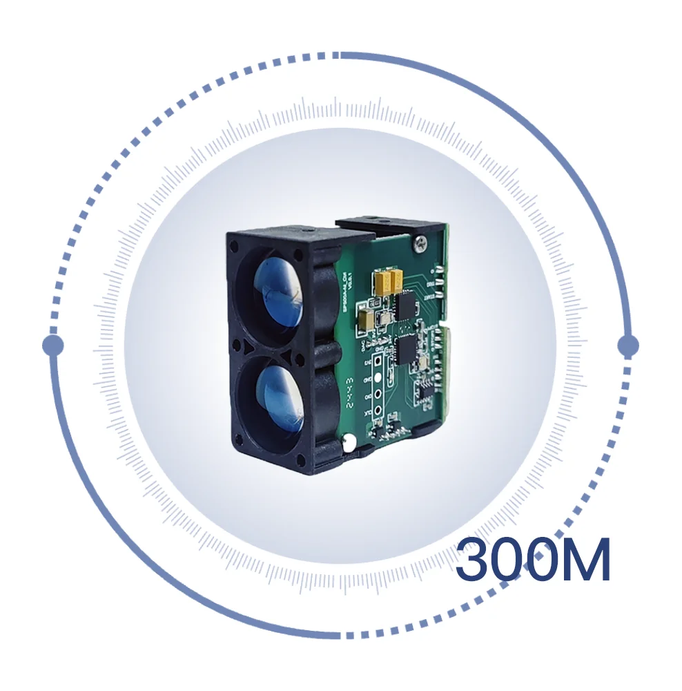 Industrial 300m Golf Laser Rangefinder with IIC Output IP65 Protection 6.0x Magnification