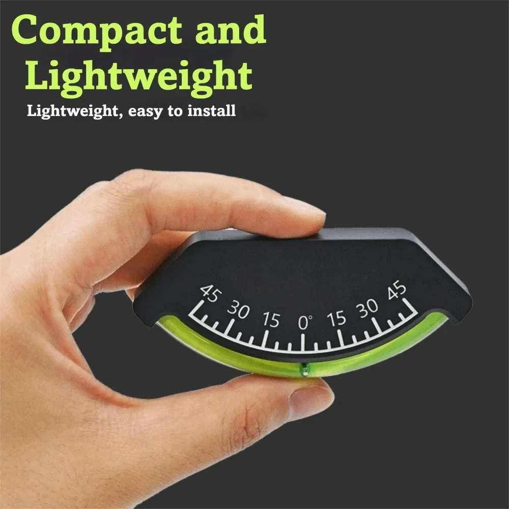 Leveling 45 Degree Inclinometer High Visibility Durable Tilt Gauge Waterproof Magnetic Slope Meter Campers