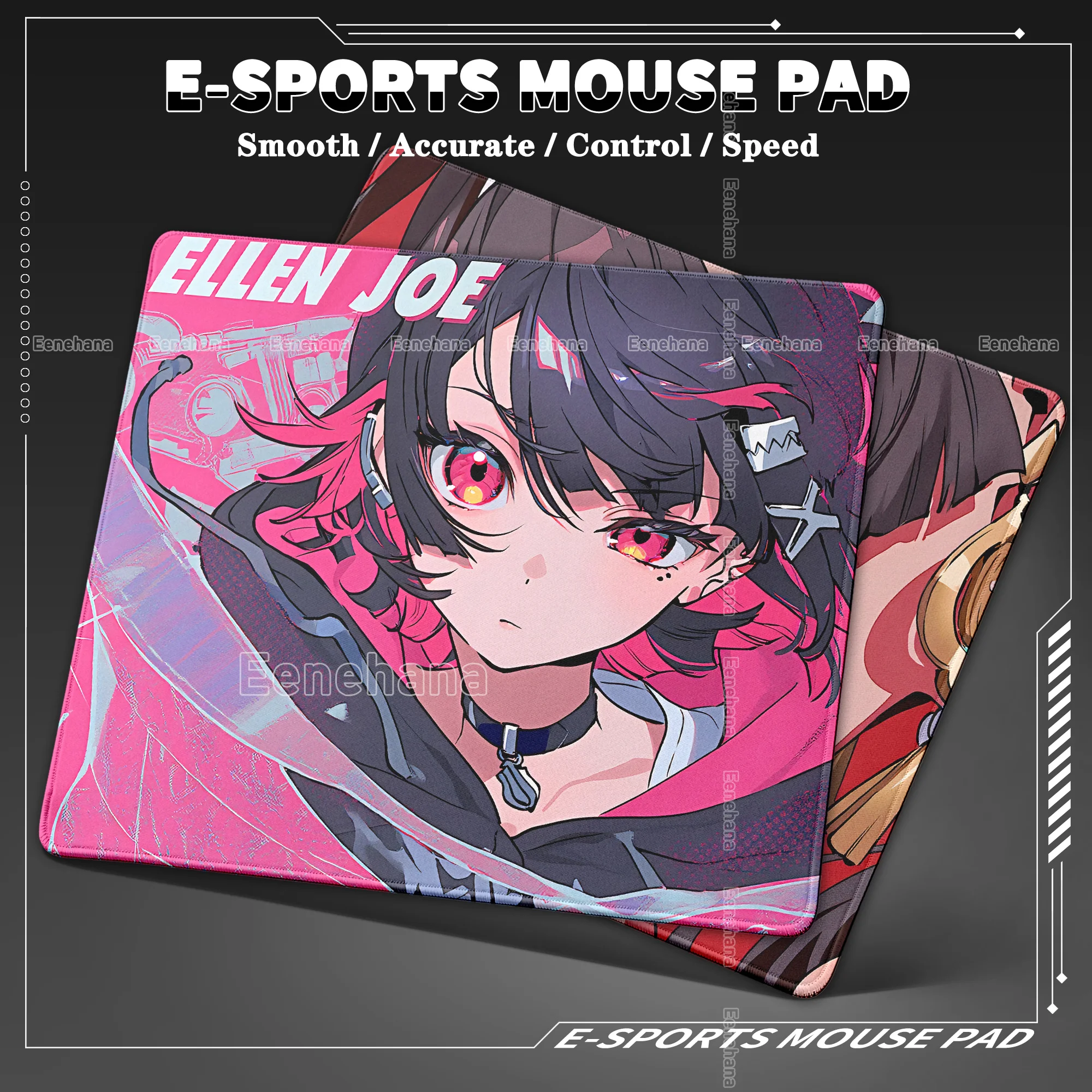 ZZZ Gaming Mouse Pad Office 45x40CM Speed Esports Waterproof Carpets Ellen Zenless Zone Zero Keyboard Desk Mats Anime Girls Mat