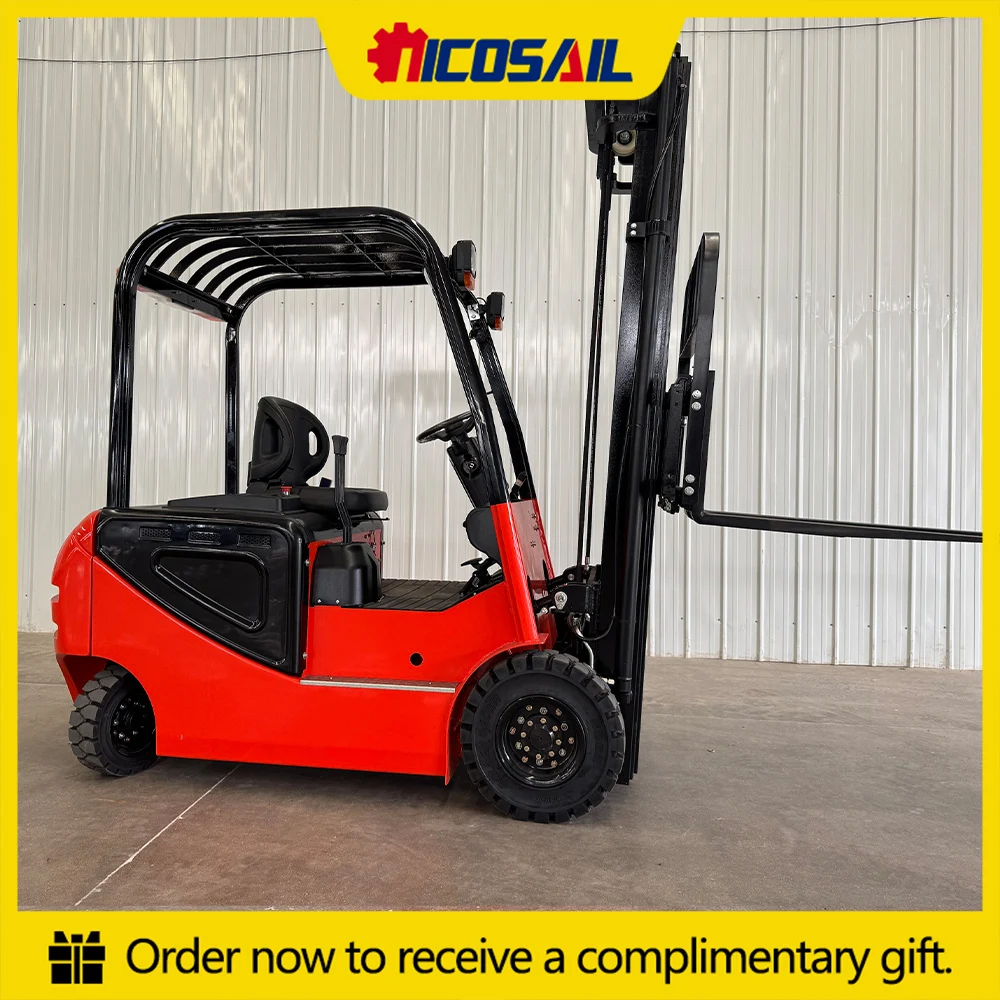 Electric Battery Forklift CE Certified Mini Small Lift Truck Stable Performance for Warehouse Industrial