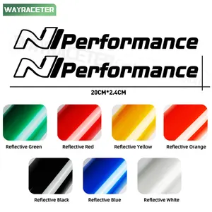 Amortecedor dianteiro reflexivo para Hyundai, sobrancelha do farol, lado da porta, adesivo de tronco para Hyundai N Performance i30, i20, 2023, Elantra, Kona, Palisade 10 principais vendas parachoque traseiro hb20 - №2