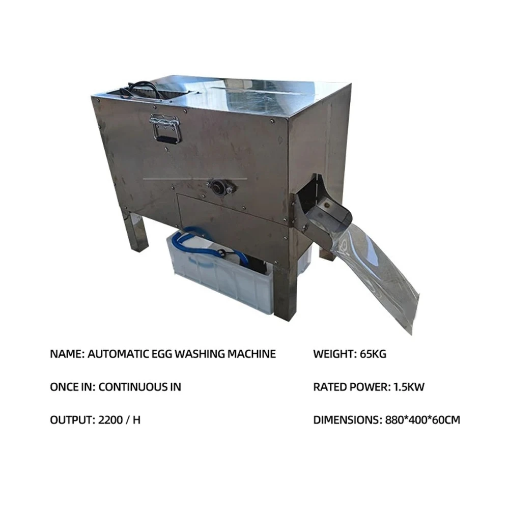 

Коммерческая автоматическая мойка для яиц из нержавеющей стали, очиститель утиных яиц, электрическое оборудование для чистки яиц