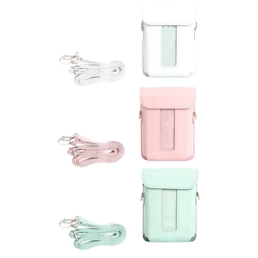 Camera Bag Case PU Leather Printer Carrying Case Retro Shockproof Storage Bag Dustproof Anti Drop For Fujifilm Instax Mini Link3