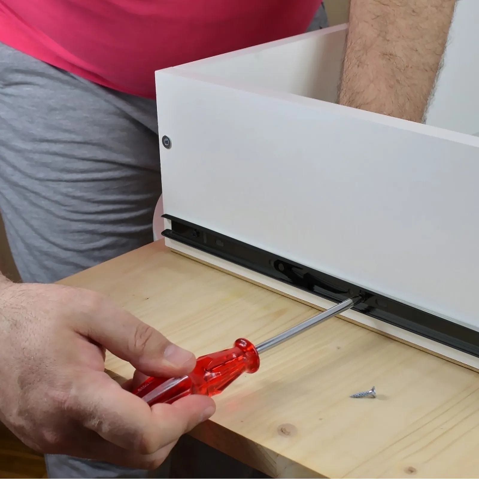 

Пара прочных стальных направляющих для выдвижных ящиков, устойчивых к ржавчине, для офисных столов, компьютерных клавиатур и тумбочек