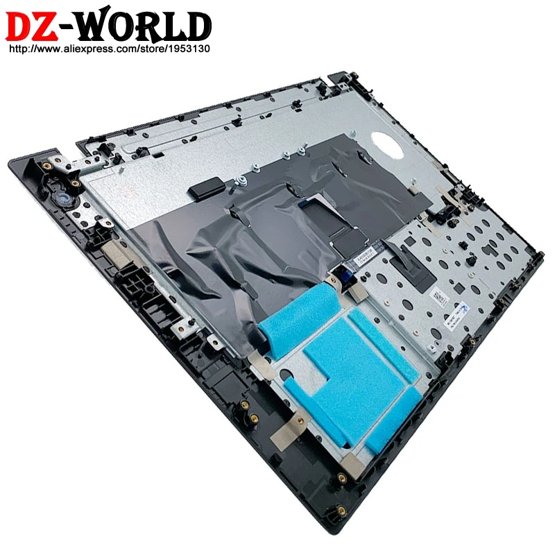 새로운 오리지널 대문자 Palmrest 키보드 베젤 커버 지문 구멍 Lenovo Thinkpad L460 L470 노트북