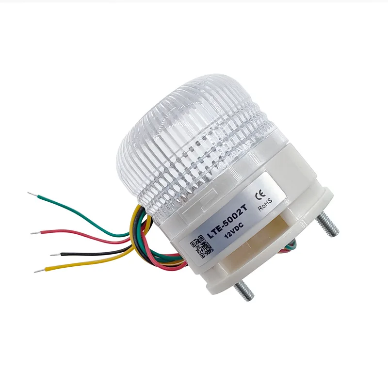 3 Color Strobe Signal Warning Light Magnet LTA5002 12V 24V 220V Indicator Light LED Lamp Small Flashing Buzzer Security Alarm