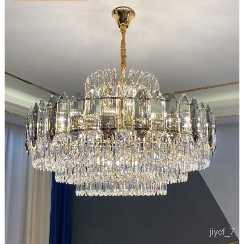 

MandosBor Top Tree Light Luxury Brand Light Luxury Crystal Pendant Light in Living Room, Postmodern Restaurant, Bedroom, Lamp Ha