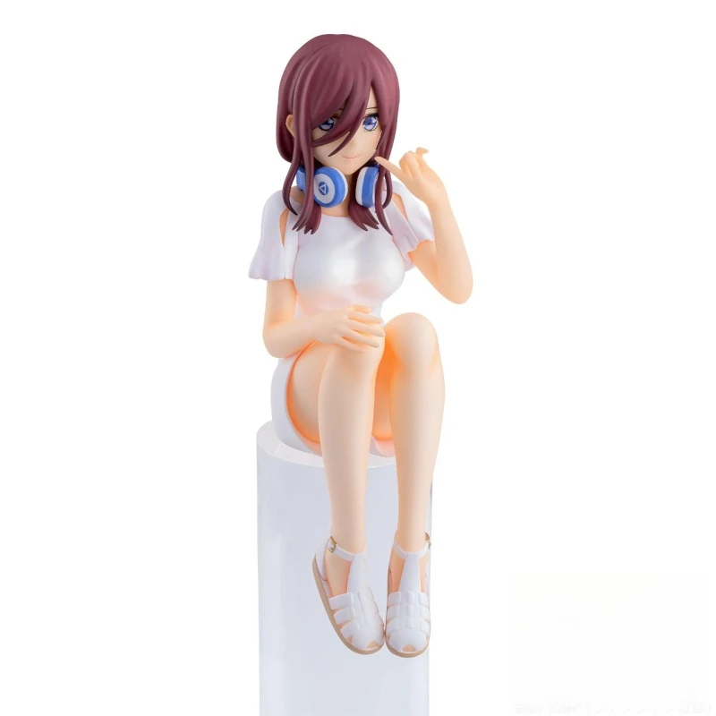 In Stock Genuine SEGA Eiga Gotoubun No Hanayome Nakano Miku Premium Chokonose Figure Anime Figure Garage Kit Anime Cartoon