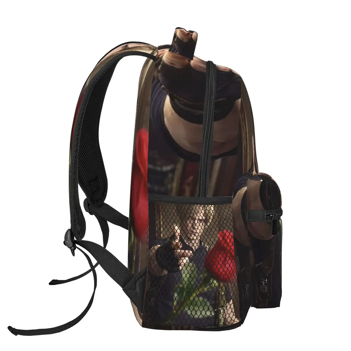 Resident Evils Leon Kennedy Game Student Backpack School Bag Hiking Travel Daypack for Boys Girls Fashion Bookbag Shoulder Bags view 3