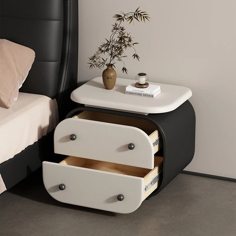 

Nordic Kawaii Nightstand Storage Minimalist Trendy Aesthetic Bedside Table Luxury Vintage Mesa De Cabeceira Bedroom Furniture