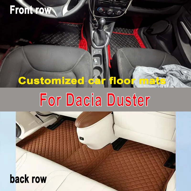 Alfombrillas de coche para Dacia Duster Renault Duster HM 2021 ~ 2022, accesorios impermeables para coche
