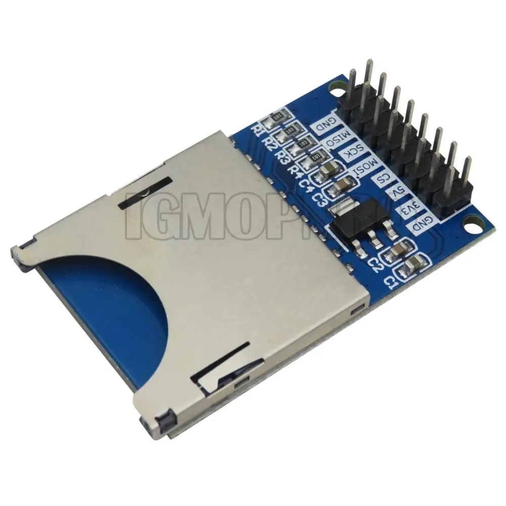 SD Storage Expansion Board ARM AVR D1 Mini TF Card Module Micro Mini Micro SD TF Card Memory Shield Module With Pins For Arduino