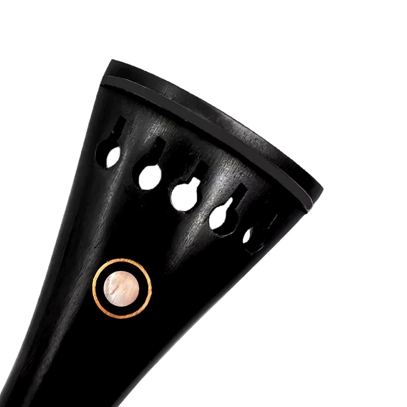 

Профессиональная 5-струнная скрипка 4/4, индийская, новые хвостовики для скрипки из черного дерева, инкрустация для глаз Парижа, аксессуары для скрипки, детали, фурнитура