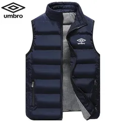 High Quality Coats Vest Jacket Men's Fall and Winter Casual Comfortable Sleeveless Solid Color Thickened Cotton Jacket