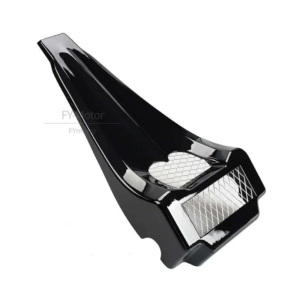 Przednia owiewka motocykla Osłona chłodnicy Podbródek Spoiler Rozciągnięty pasuje do Harley Touring Electric Road Street Glide Road King — zdjęcie 3