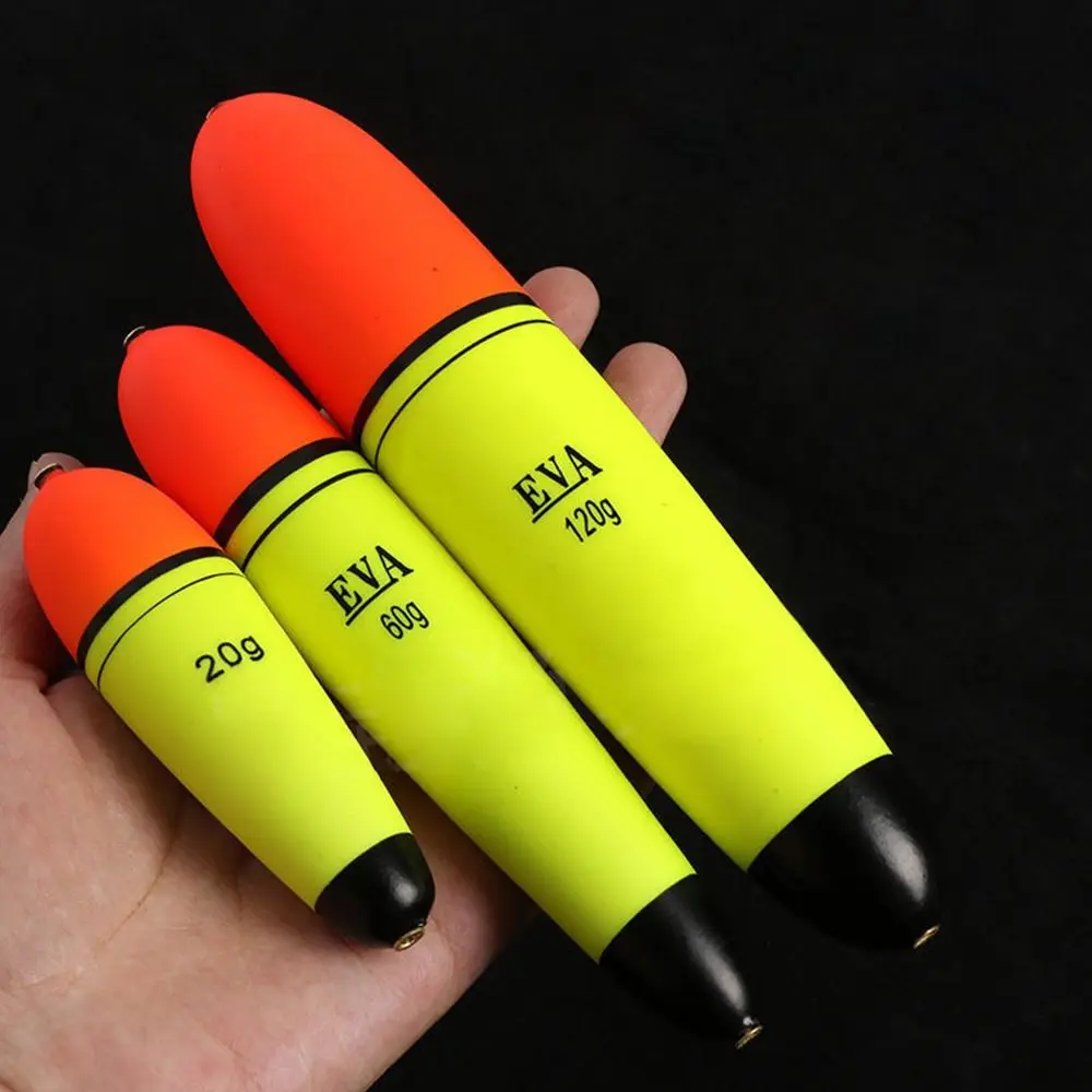 1pc 10g-120g Foam Fishing Float Floating Buoyancy EVA Elastic Boya Fishing Float Rock Fishing Bobber Flotador Peche Boia Tackle