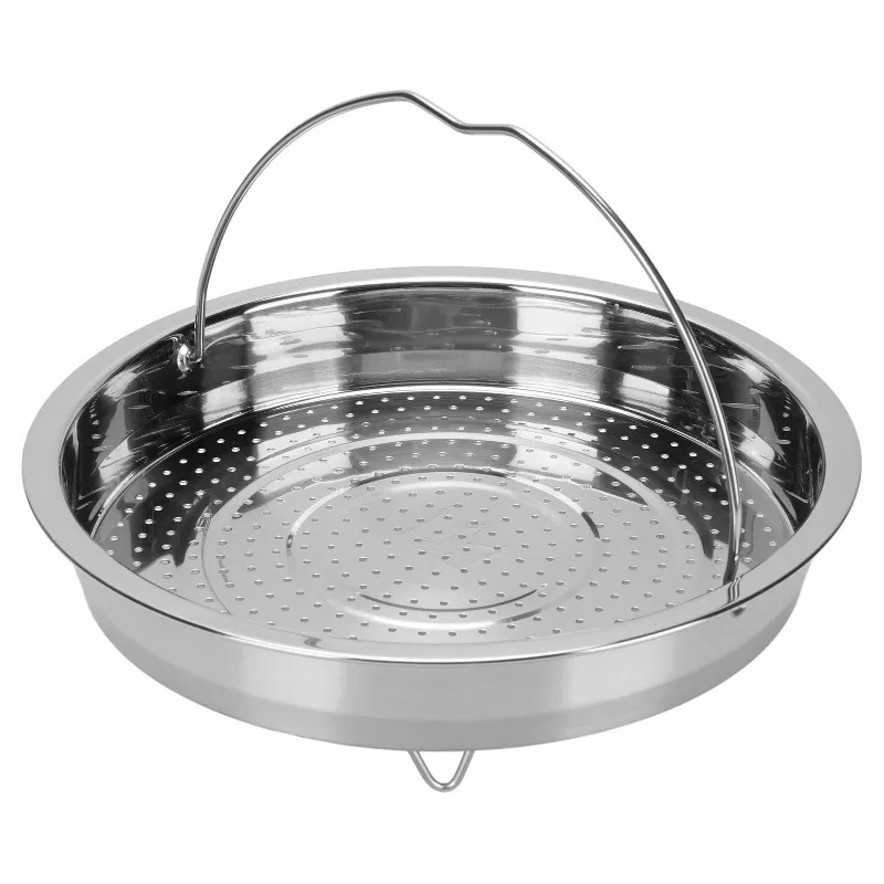 Food Steam Basket Vegetable Steam Basket with Handle 304 Stainless Steel Food Steam Basket with Legs for Cooking Cookware Pot