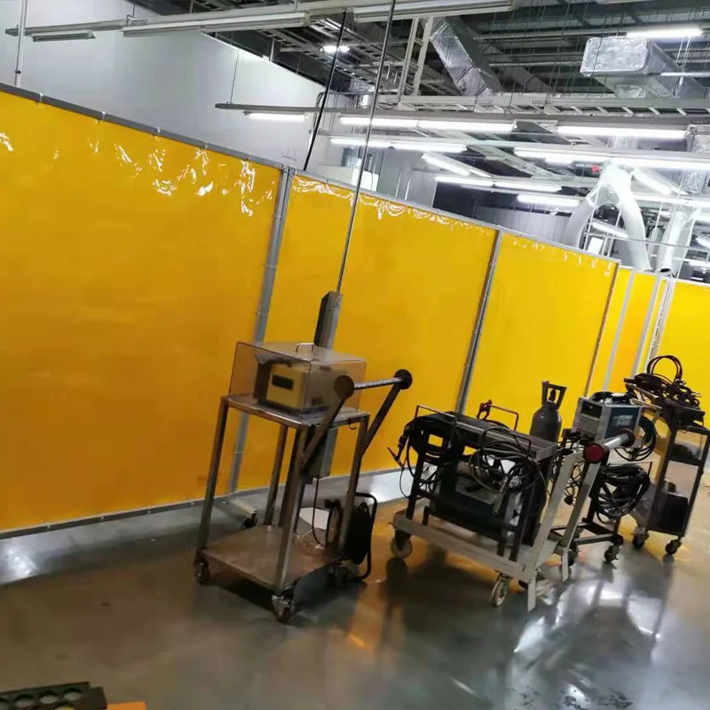 Jingpeng Welding Protective Screen Aluminum Alloy Bracket Anti-arc Light Door Curtain Electric Welding Shading Plate Pvc
