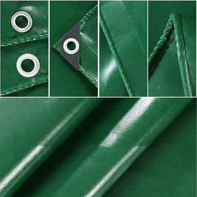 0,3 mm PVC-Plane, regensicheres Tuch, 400 g/ ㎡ Wasserdichtes Schattiersegel für den Außenbereich, Gartenpflanzen, Schuppen, Boot, Auto, LKW,