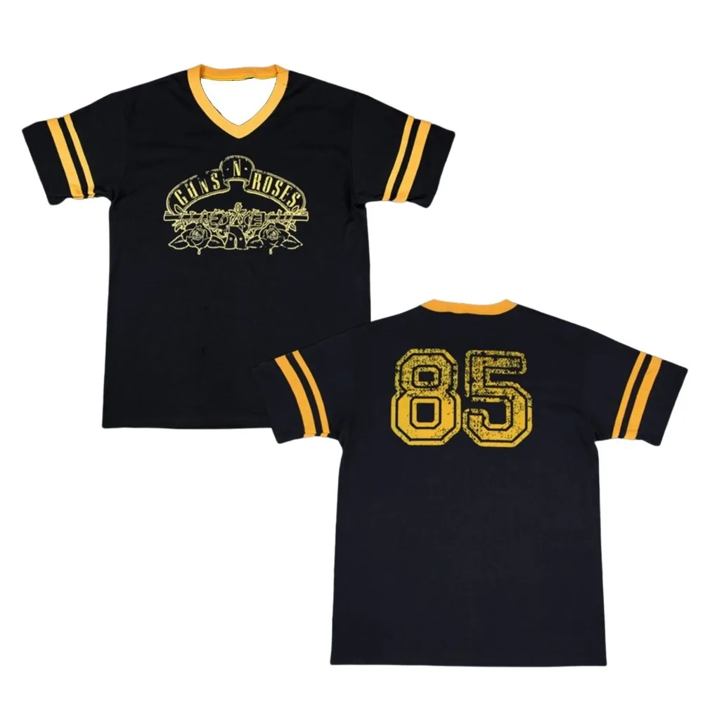 Guns N' Roses World Tour 2026 85 Classic Jersey for Men Women Quick Dry Breathable Y2k Fan Summer Sports Short Sleeve T-shirt