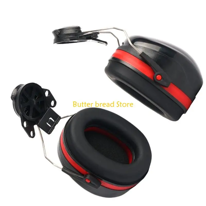 헬멧을위한 W89C 소음 억제 귀 머프 조절 가능한 헤드 밴드 수리 샌딩 작업