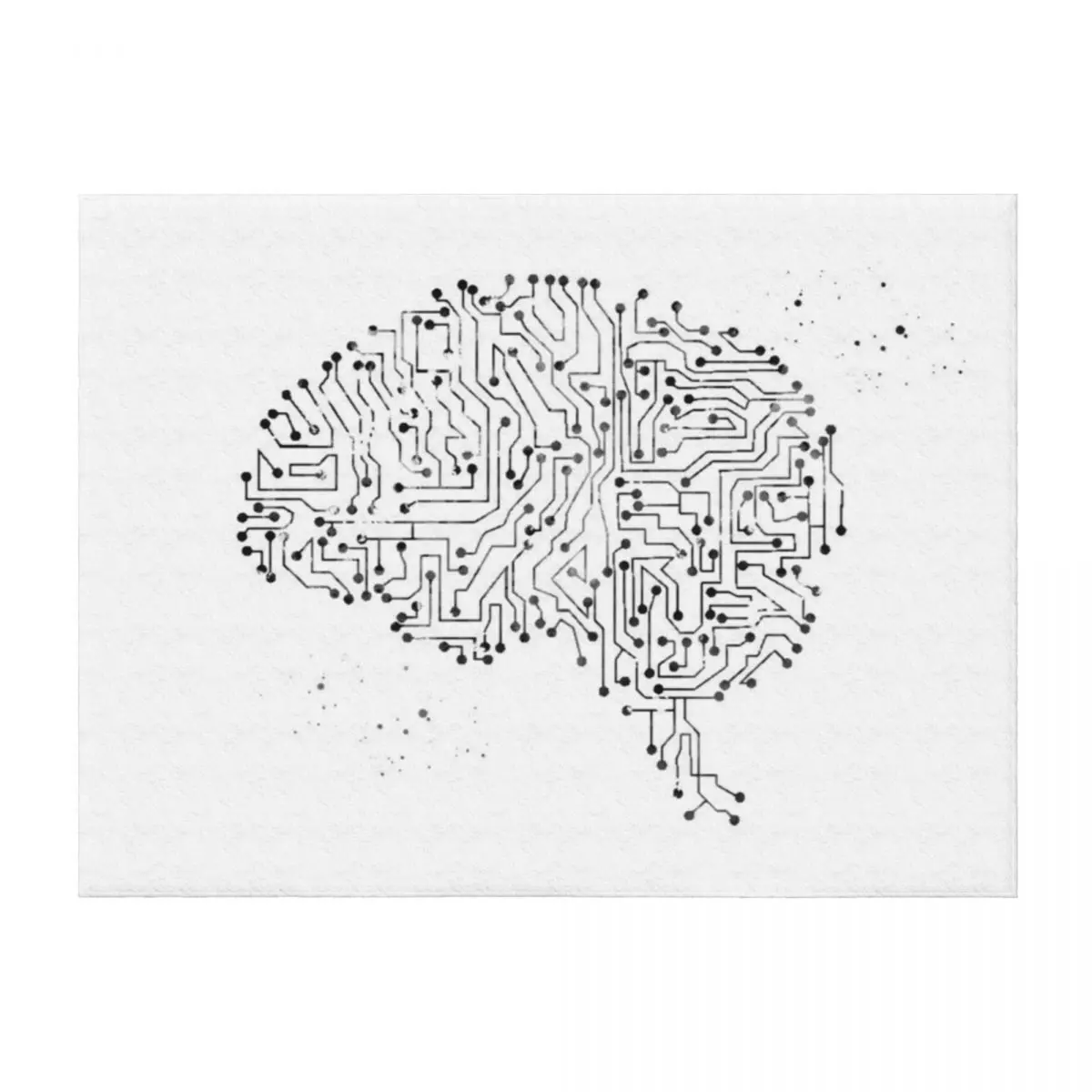 

Circuit board brain Throw Blanket manga Hairy warm for winter christmas gifts Blankets