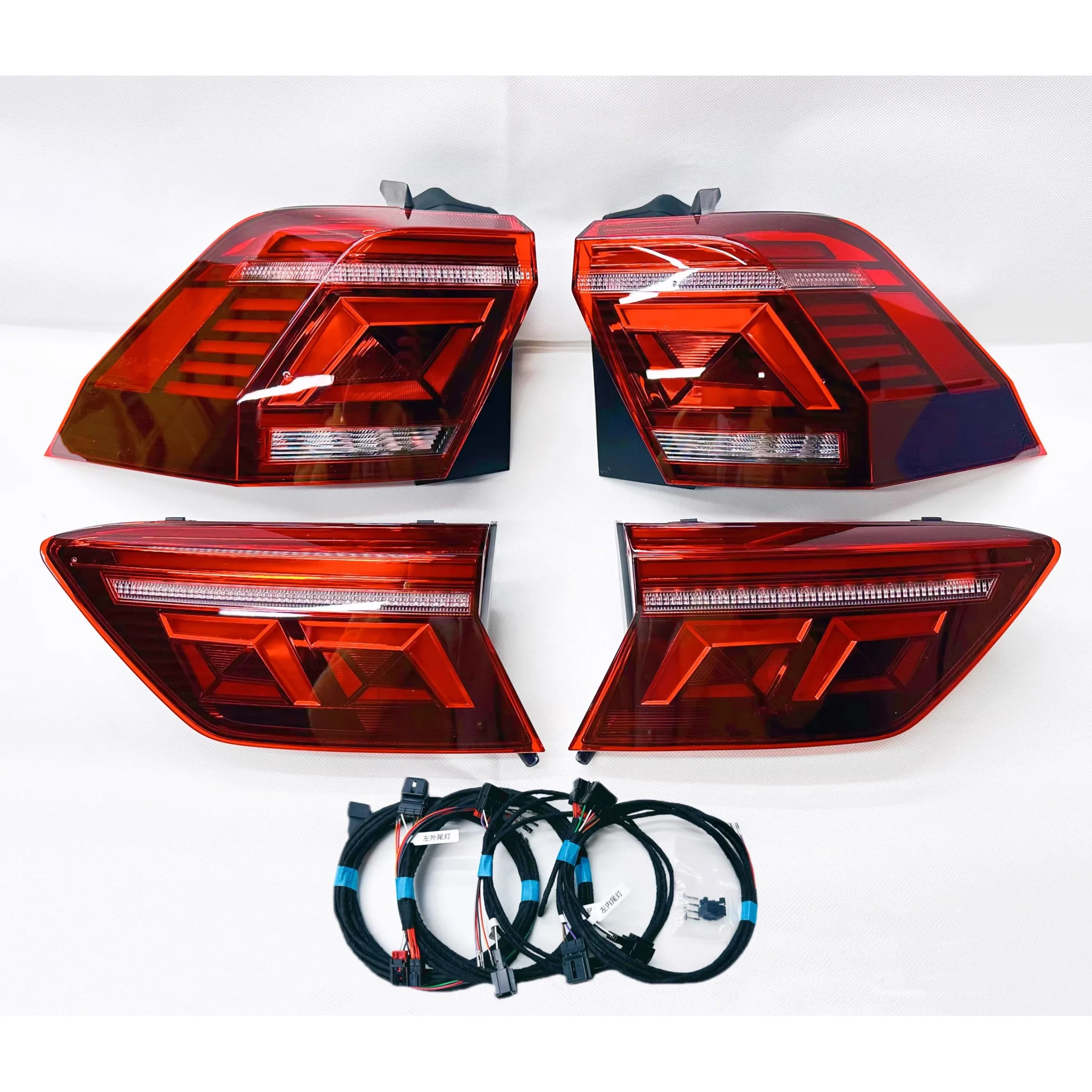 

Задний фонарь, стоп-сигнал, указатель поворота для Volkswagen VW TiguanL 17-24, модифицированный светодиодный динамический задний фонарь, автомобильные аксессуары