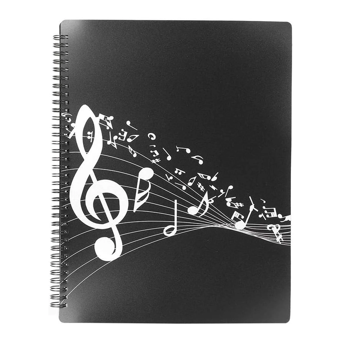 

1 комплект папки с музыкальной тематикой, музыкальная папка, музыкальная папка формата А4, подходящая для аксессуаров для музыкальных инструментов для гитары фортепиано