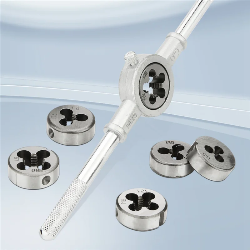 

AB47-8 шт. Набор метрических штампов M3/M4/M5/M6/M8/M10/M12 Комбинация набора инструментов для ремонта резьбы