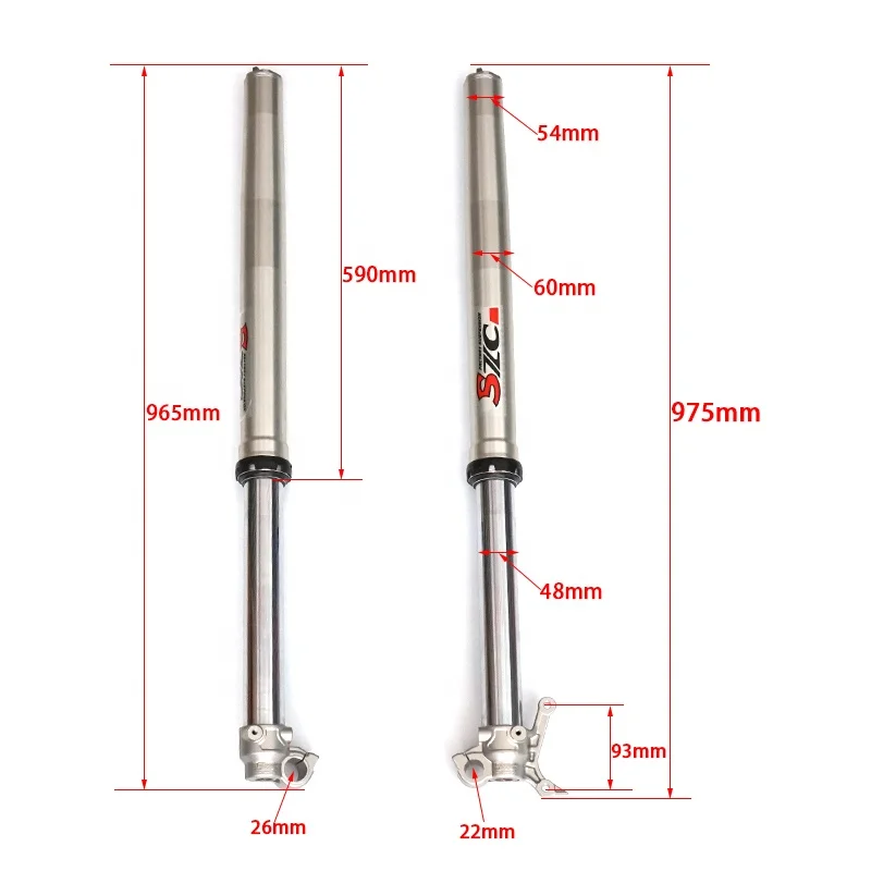 Motorcycle Front Shock Absorber Fork 54-60mm for SXF EXC HJZ300