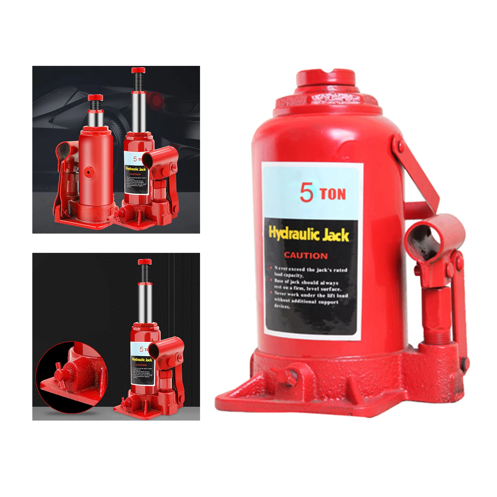 Manual Hand House Truck Hydraulic Portable Bottle Jack Lift Portable Vertical Hydraulic Car Small Automotive Jack Steel