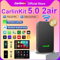 CarlinKit 5.0 Wired to Wireless Android Auto Box Wireless CarPlay Adapter Smart Car Ai Box WiFi Bluetooth Auto Connect Plug&Play