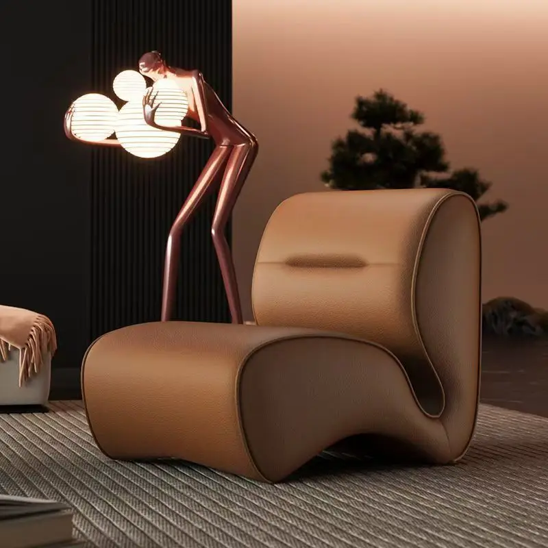 

single sofa outdoor leisure living bedroom balcony advanced design room small