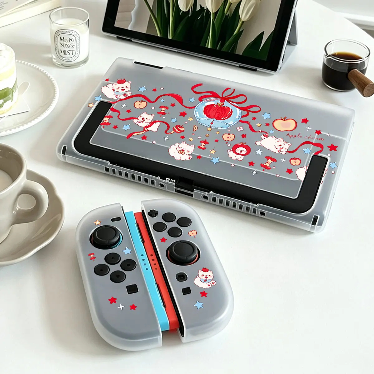 Hard Crystal Acrylic Protective Case Detachable Joy-Con Split-type Housing for Nintendo Switch 2 NS2 Console Dockable Base