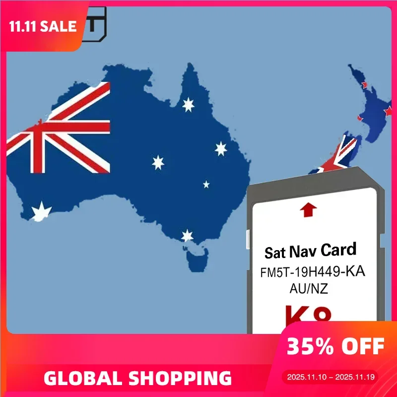 

SMIOST for Ford Falcon Focus Escape Memory Card Sync2 Navigation SD GPS Map Card 8GB AU NZ Maps 2022 Version FM5T-19H449-KA