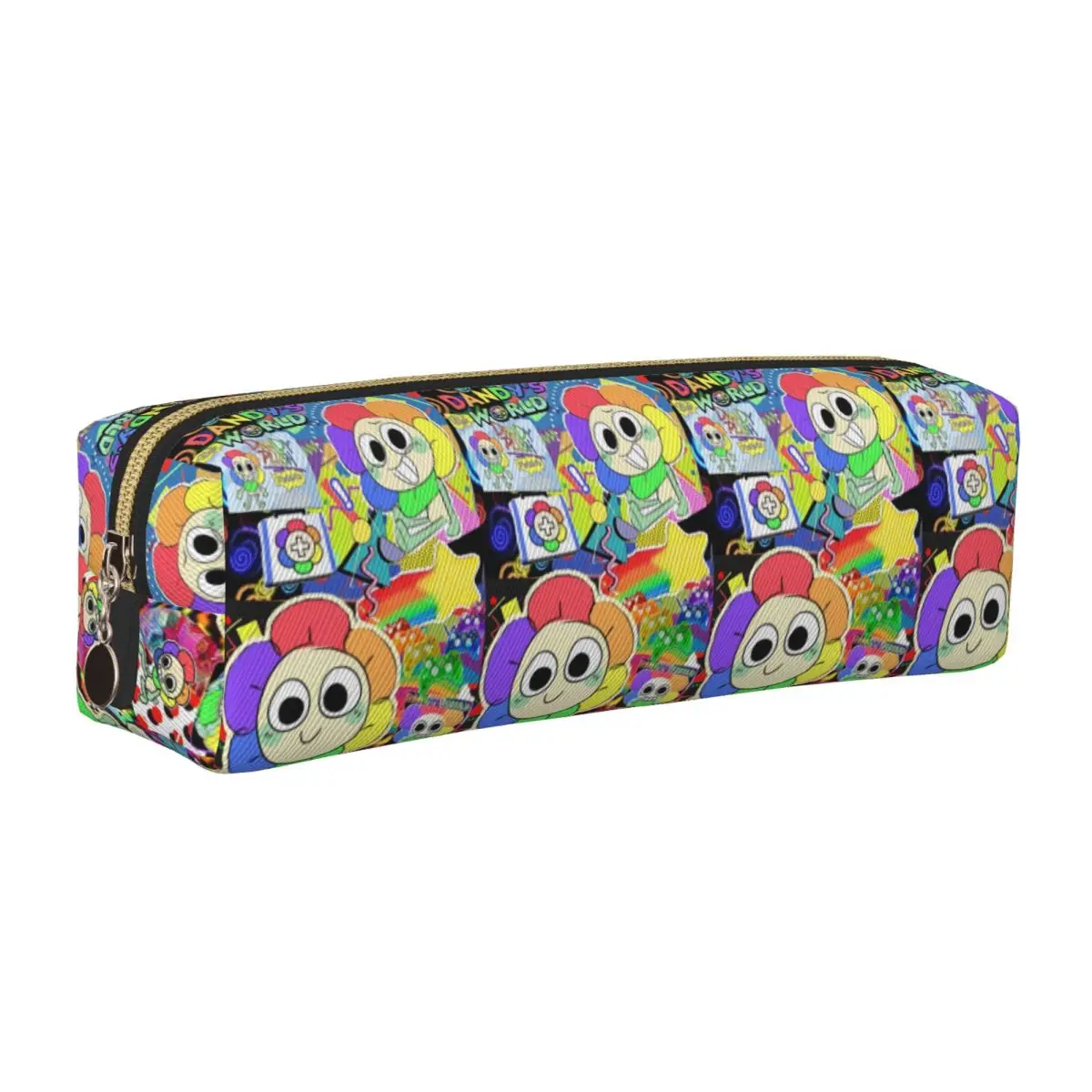 

Dandy's World Cartoon Pencil Case Horror Game Pencilcases Pen Box for Student Big Capacity Bag Students School Zipper Stationery
