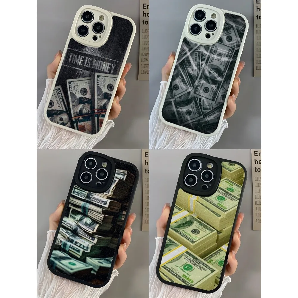 

Money 100 Dollar Phone Case Phone Case Lambskin For Iphone 14 Pro Max 11 13 12 Mini X Xr Xs 8 6 7 Puls Se Luxury Mobile Cover