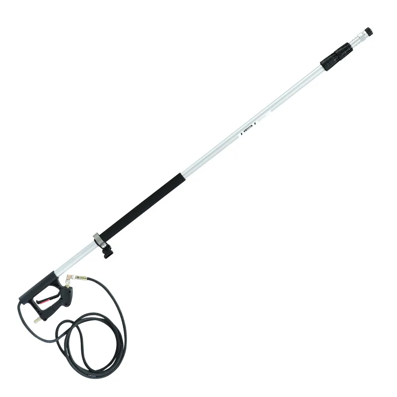 high-pressure water gun telescopic rod lengthened 5.5 meters, cleaning machine delayed rod washing exterior wall telescopic rod