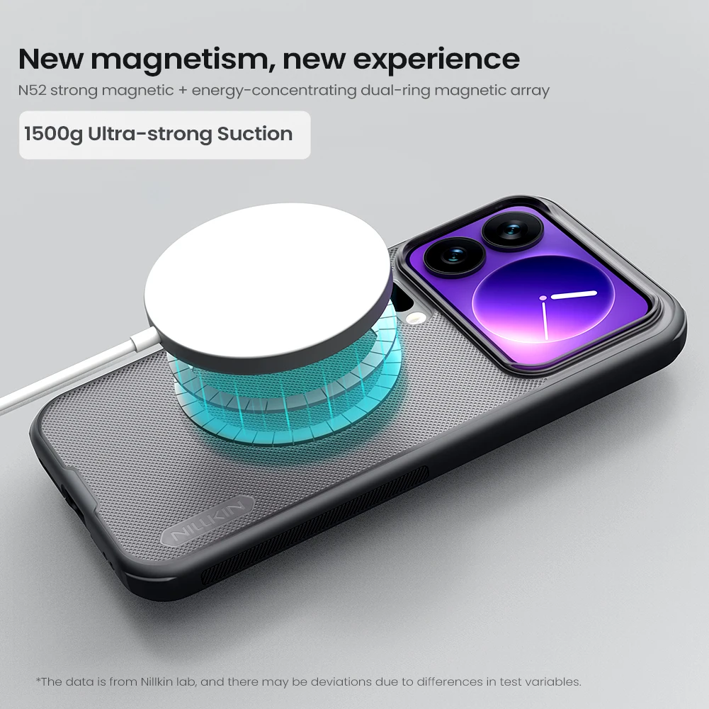 Nillkin Etui na Xiaomi 17 Pro Max Mi 17 Pro Mi 17 Magnetic Frosted Shield Pro, odporne na odciski palców, odporne na wstrząsy, tylna obudowa — zdjęcie produktu 4