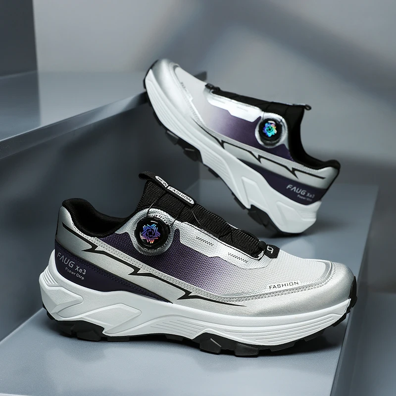 New Men's Running Shoes Lightweight Breathable Mesh Sneakers for Men Casual Sports Summer Comfortable Anti-Slip Plus Size 39-46 - Image 2