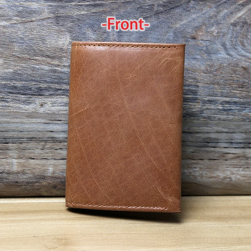 Real Leather Card Holder Purse Mens VIP Credit Cards Wallet Slim Business Nametag ID Cards Keys Earphone Storage Small Bags