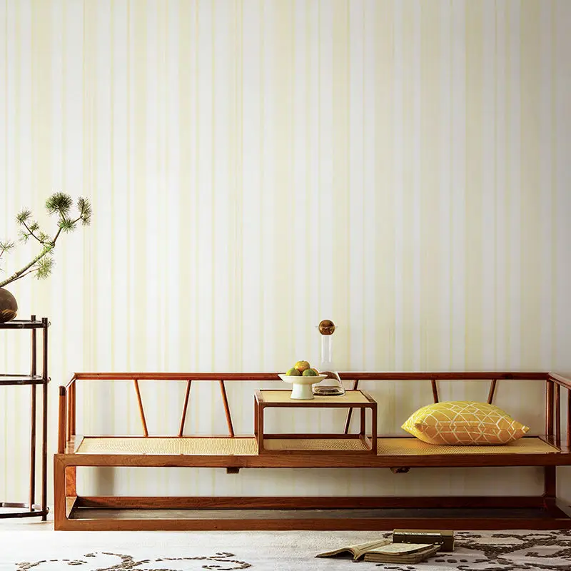 

Papier Peint Modern Bedroom Wall Paper Home Decor Beige Vertical Stripe Wallpaper for Living Room Bedroom Wall Wall Cover Mural