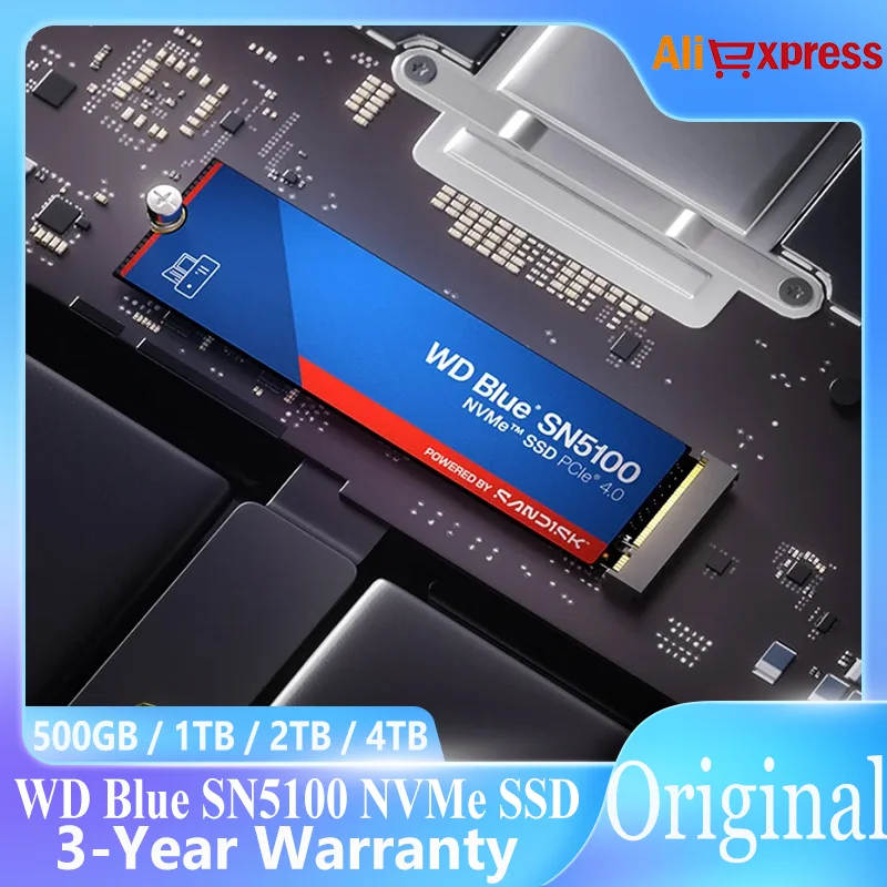 WD Blue 500GB SSD SATA M.2 - AliExpress
